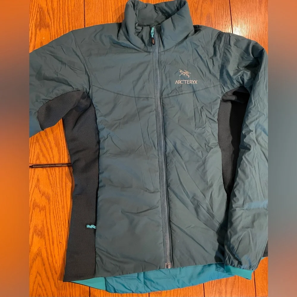 ARC’TERYX women’s Atom AT jacket, teal color, size small, full zip, puffer - Picture 2 of 8